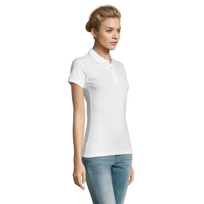 PERFECT DAMEN POLO 180g - PERFECT WOMEN - White