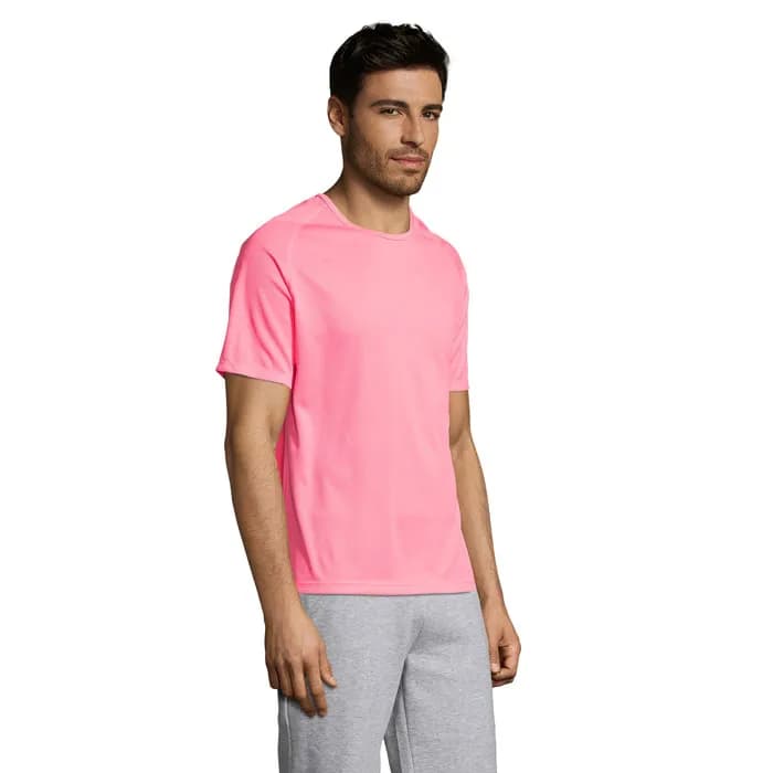 SPORTY MEN T-Shirt - SPORTY - Neon-Rosa 2