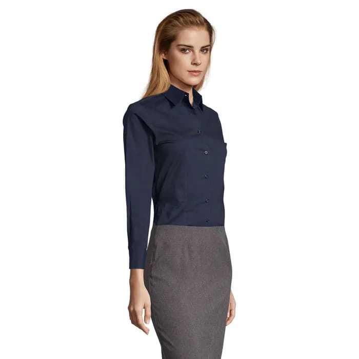 EDEN STRETCH WOMEN SHIRT - EDEN - Dark Blue