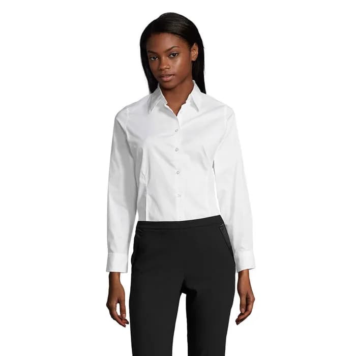 EDEN STRETCH WOMEN SHIRT - EDEN - White