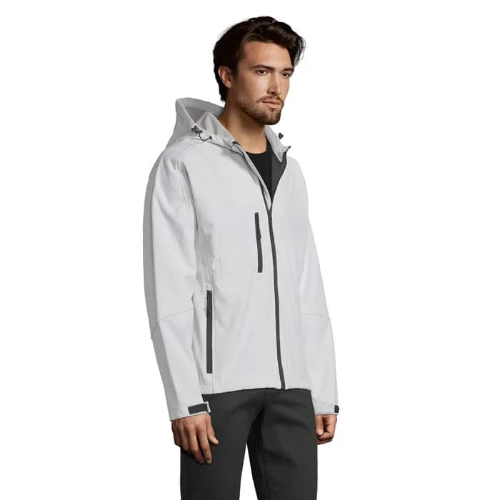 REPLAY HERREN SOFTSHELL - REPLAY MEN - White