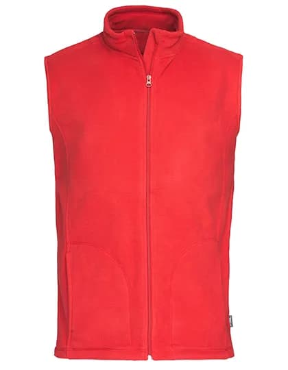 Classic Fleece Vest - Scarlet Red