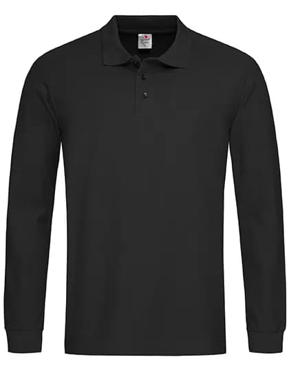 Classic Polo Long Sleeve - Black Opal