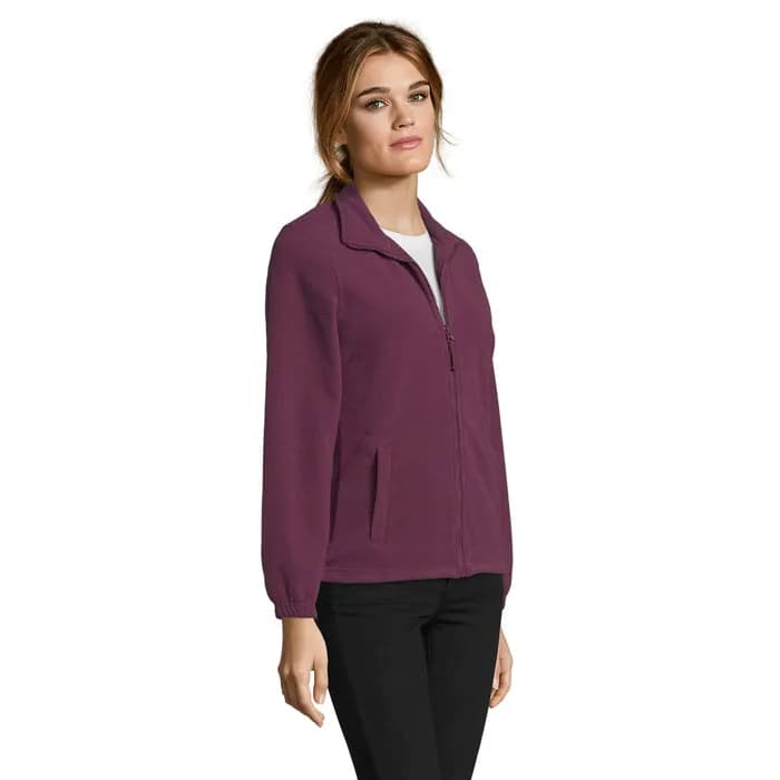 NORTH DAMEN FL JACKE 300g - NORTH WOMEN - Burgundy
