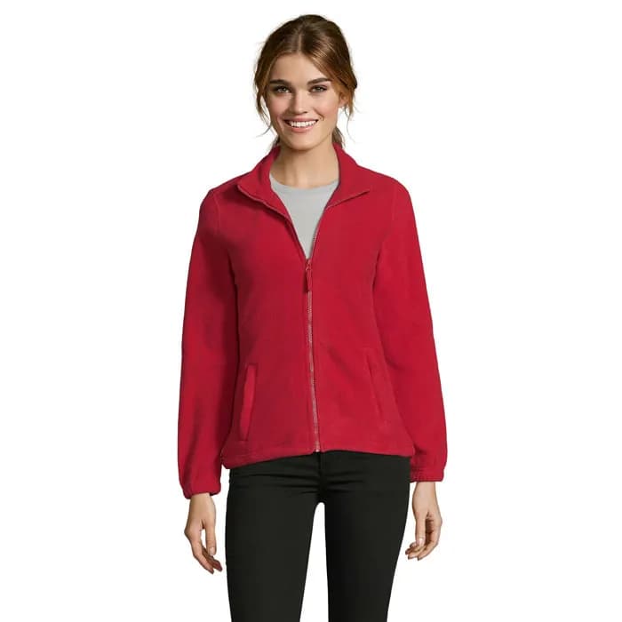 NORTH DAMEN FL JACKE 300g - NORTH WOMEN - Red
