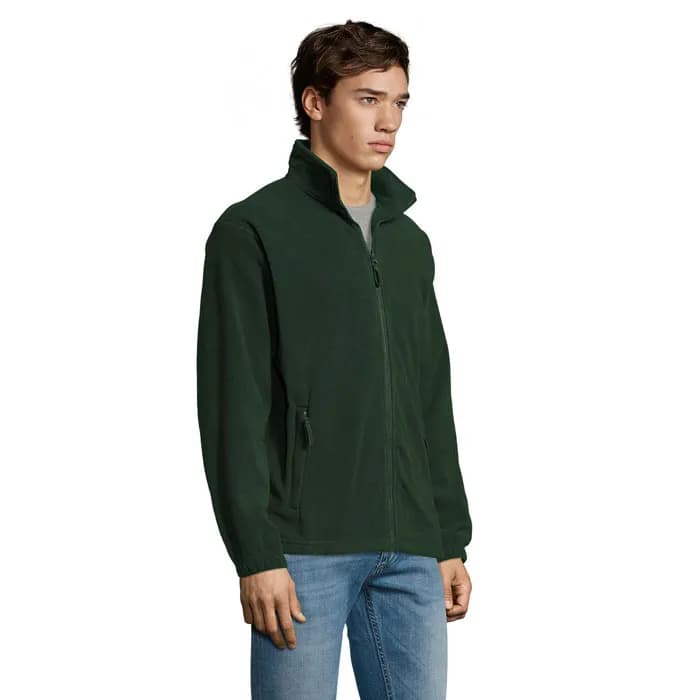 NORTH MEN Fleece-Jacke - NORTH - Grün