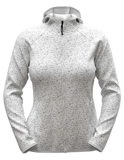 Lux Hooded Knitfleece Jacket Women - Light Grey Heather