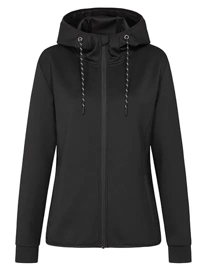 Recycled Scuba Jacket Women - Black Opal