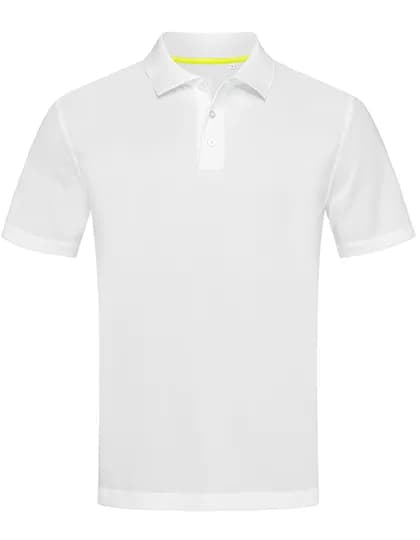 Mesh Polo - White