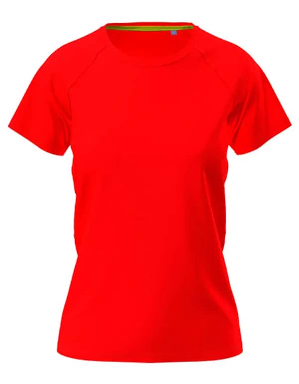 Mesh Raglan Women - Scarlet Red