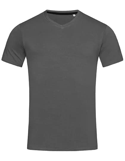Stretch-T V-Neck - Slate Grey (Solid)
