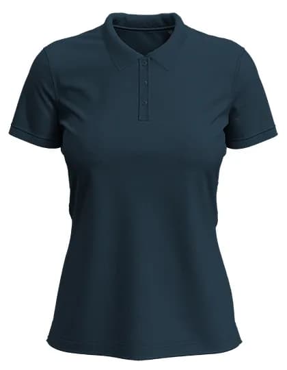 Stretch Polo - Marina Blue