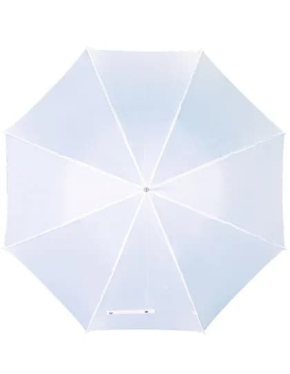 Automatik Stockschirm mit Kunststoffgriff - White