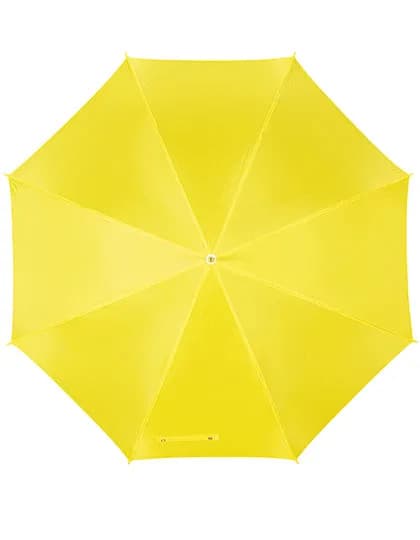 Automatik Stockschirm mit Kunststoffgriff - Yellow