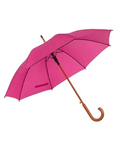 Automatischer Holzstockschirm Tango - Dark Pink