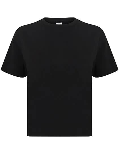 Women´s Cropped Boxy T - Black