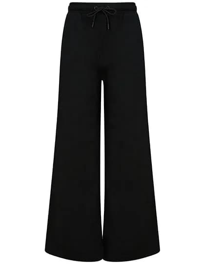 Women´s Sustainable Fashion Wide Leg Joggers - Black