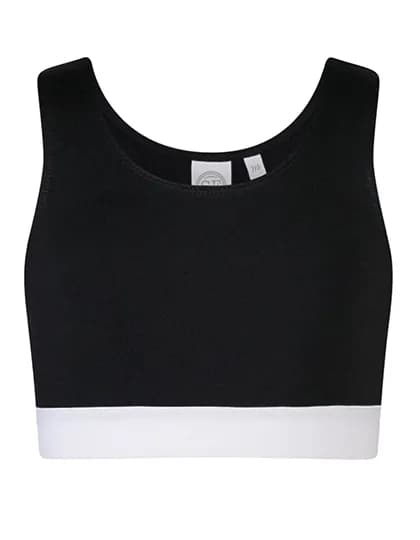 Kids´ Fashion Crop Top - Black/White