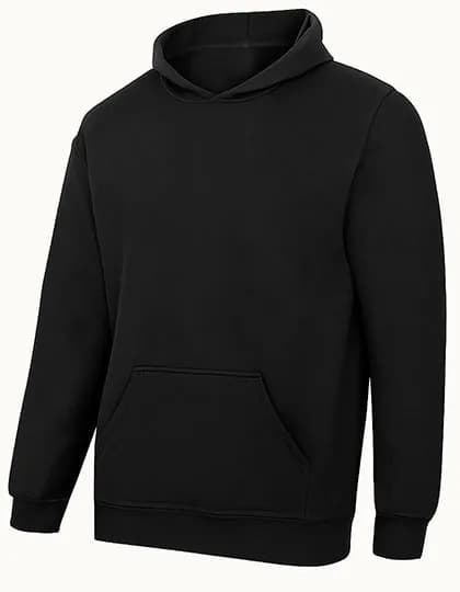 Unisex Organic Cotton Hooded Sweatshirt - Deep Black