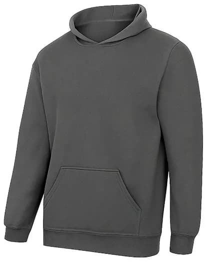 Unisex Organic Cotton Hooded Sweatshirt - Gunmetal