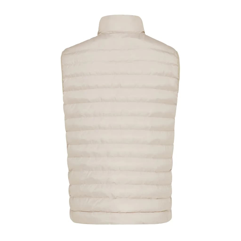 IQONIQ Meru Herren Bodywarmer aus recyceltem Polyester - beige