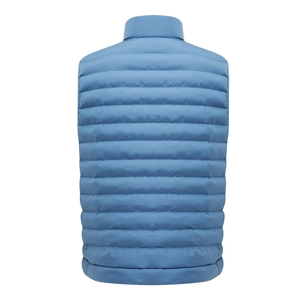 IQONIQ Meru Herren Bodywarmer aus recyceltem Polyester - moon blue