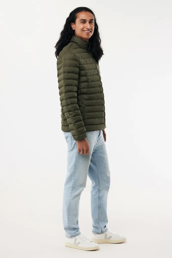 IQONIQ Maiko Herren Steppjacke aus recyceltem Polyester - khaki