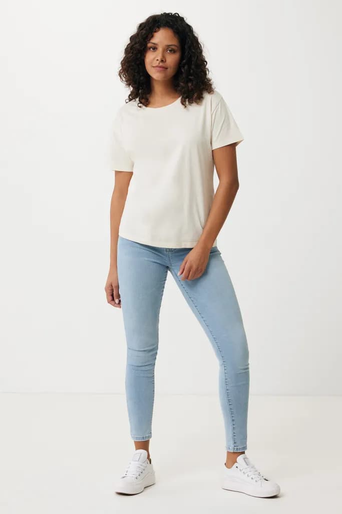 IQONIQ Yala Damen T-Shirt aus recycelter Baumwolle - natural raw