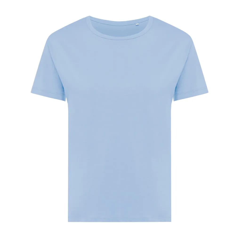 IQONIQ Yala Damen T-Shirt aus recycelter Baumwolle - sky blue