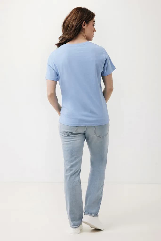 IQONIQ Yala Damen T-Shirt aus recycelter Baumwolle - sky blue