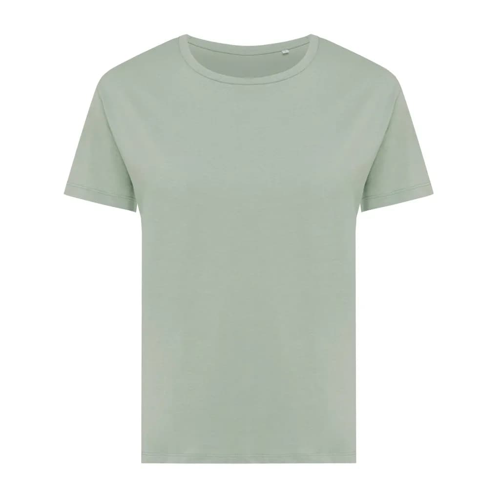IQONIQ Yala Damen T-Shirt aus recycelter Baumwolle - Iceberg green