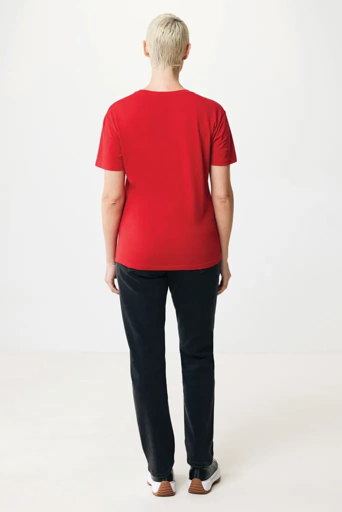 IQONIQ Yala Damen T-Shirt aus recycelter Baumwolle - rot