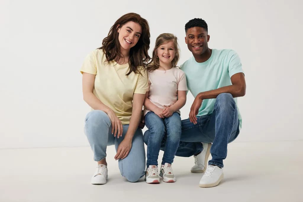 IQONIQ Yala Damen T-Shirt aus recycelter Baumwolle - cream yellow