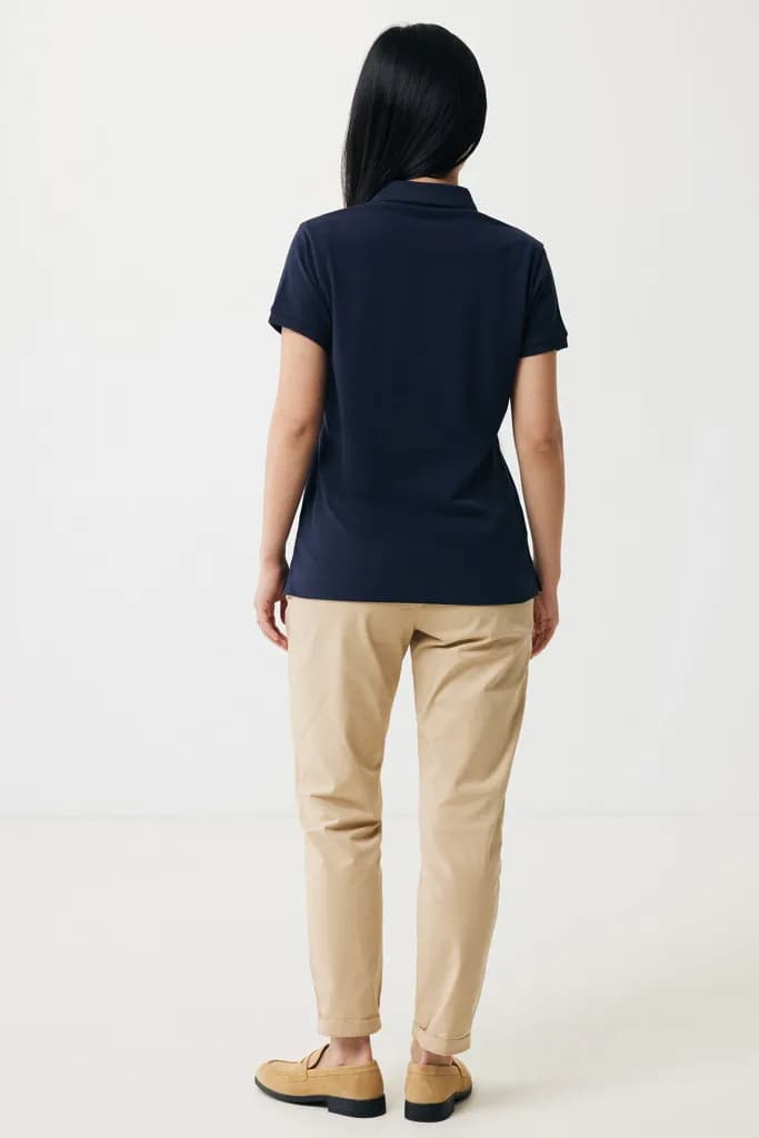 IQONIQ Yosemite Damen Piqué-Poloshirt aus rec. Baumwolle - navy blau