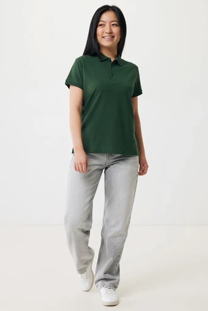 IQONIQ Yosemite Damen Piqué-Poloshirt aus rec. Baumwolle - forest green