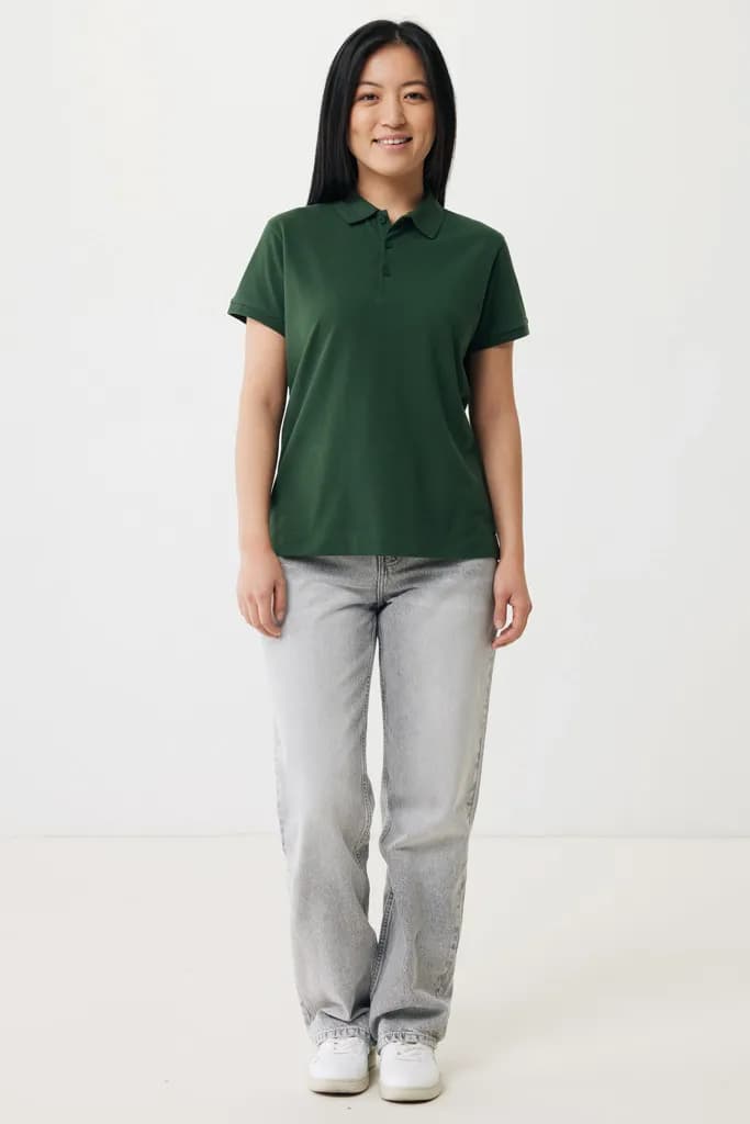 IQONIQ Yosemite Damen Piqué-Poloshirt aus rec. Baumwolle - forest green