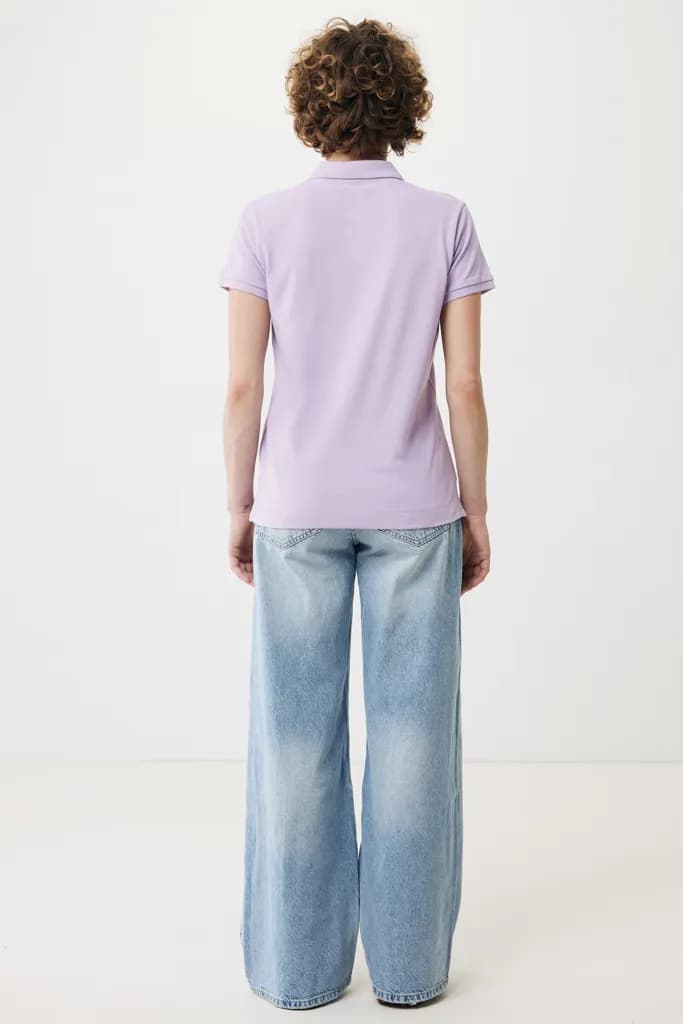 IQONIQ Yosemite Damen Piqué-Poloshirt aus rec. Baumwolle - lavender