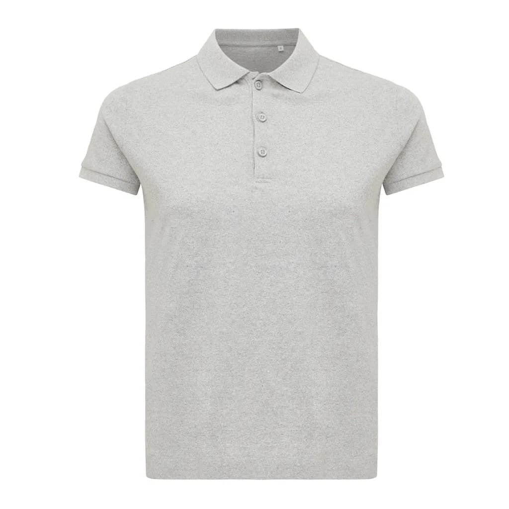 IQONIQ Yosemite Damen Piqué-Poloshirt aus rec. Baumwolle - heather grey