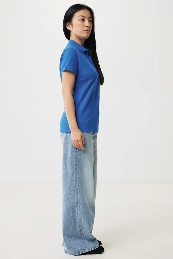 IQONIQ Yosemite Damen Piqué-Poloshirt aus rec. Baumwolle - Königsblau