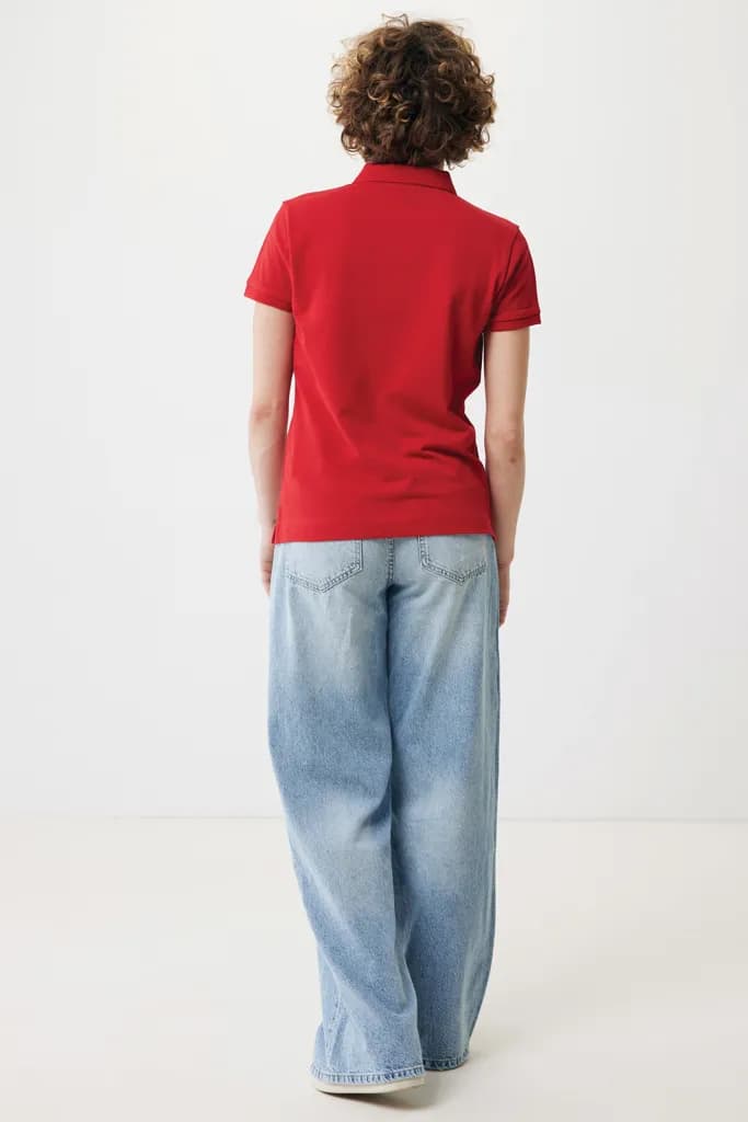 IQONIQ Yosemite Damen Piqué-Poloshirt aus rec. Baumwolle - rot