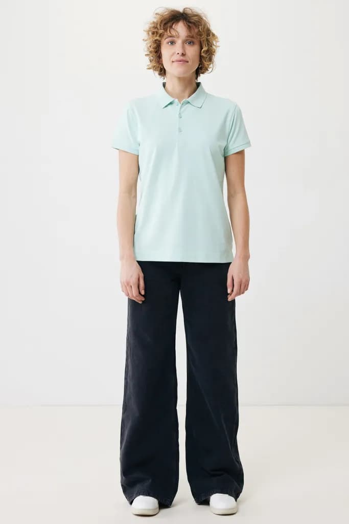 IQONIQ Yosemite Damen Piqué-Poloshirt aus rec. Baumwolle - crushed mint