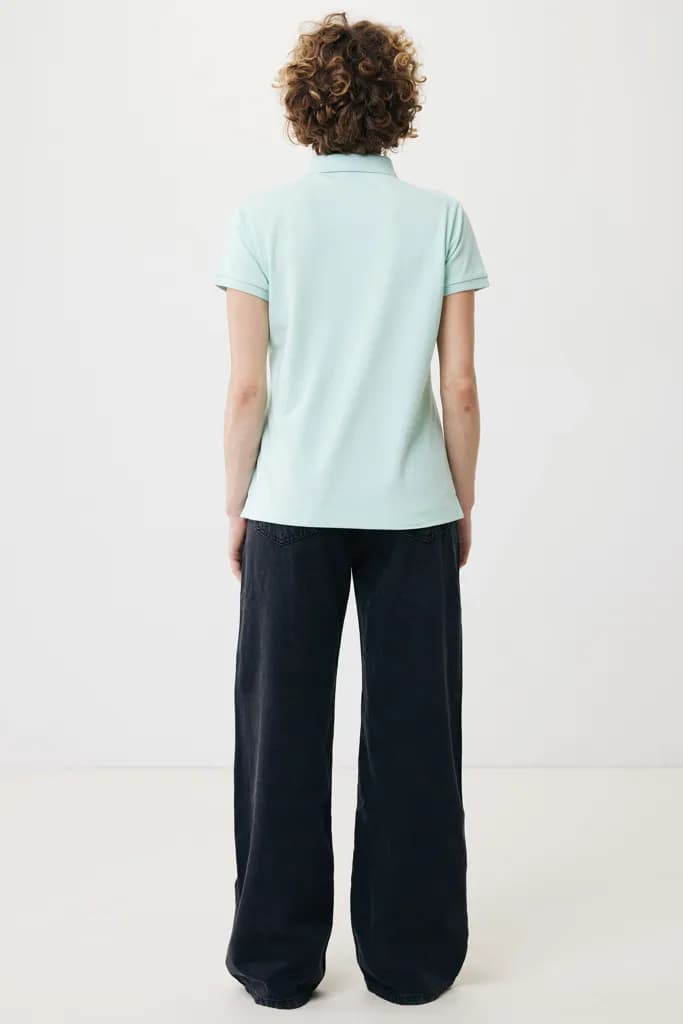 IQONIQ Yosemite Damen Piqué-Poloshirt aus rec. Baumwolle - crushed mint