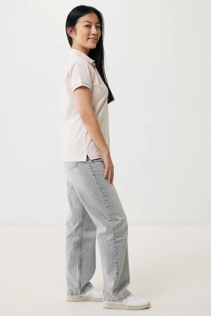 IQONIQ Yosemite Damen Piqué-Poloshirt aus rec. Baumwolle - cloud pink