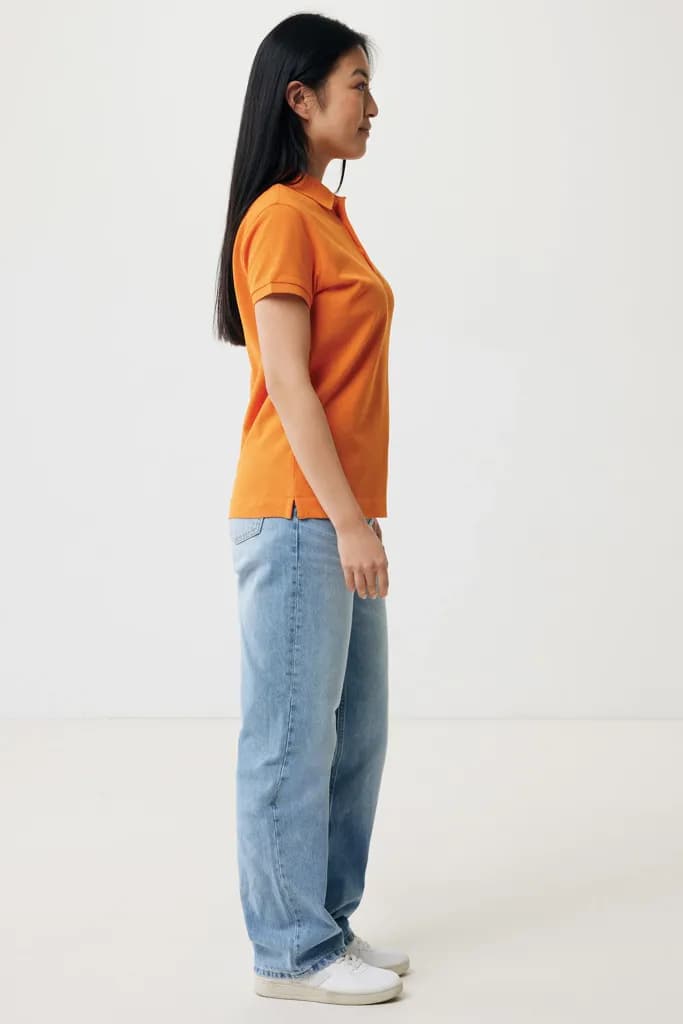 IQONIQ Yosemite Damen Piqué-Poloshirt aus rec. Baumwolle - orange