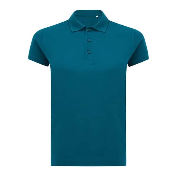 IQONIQ Yosemite Damen Piqué-Poloshirt aus rec. Baumwolle - dark teal