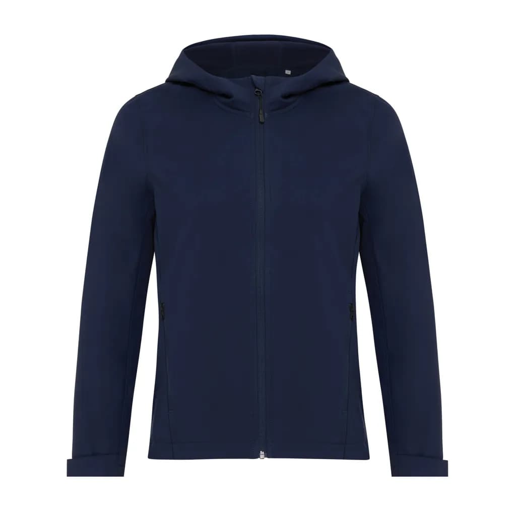 IQONIQ Makalu Damen Softshelljacke aus recyceltem Polyester - navy blau