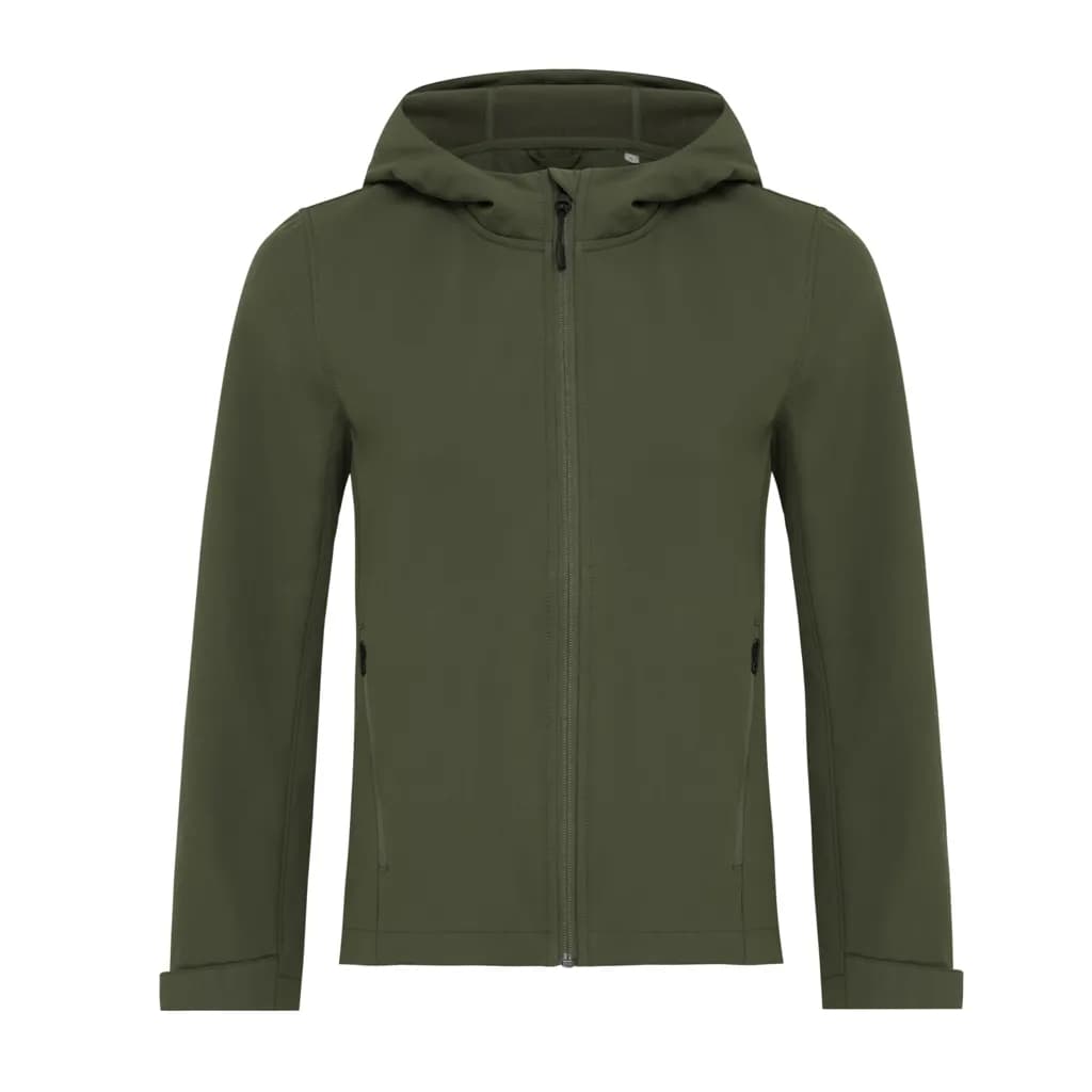 IQONIQ Makalu Damen Softshelljacke aus recyceltem Polyester - khaki