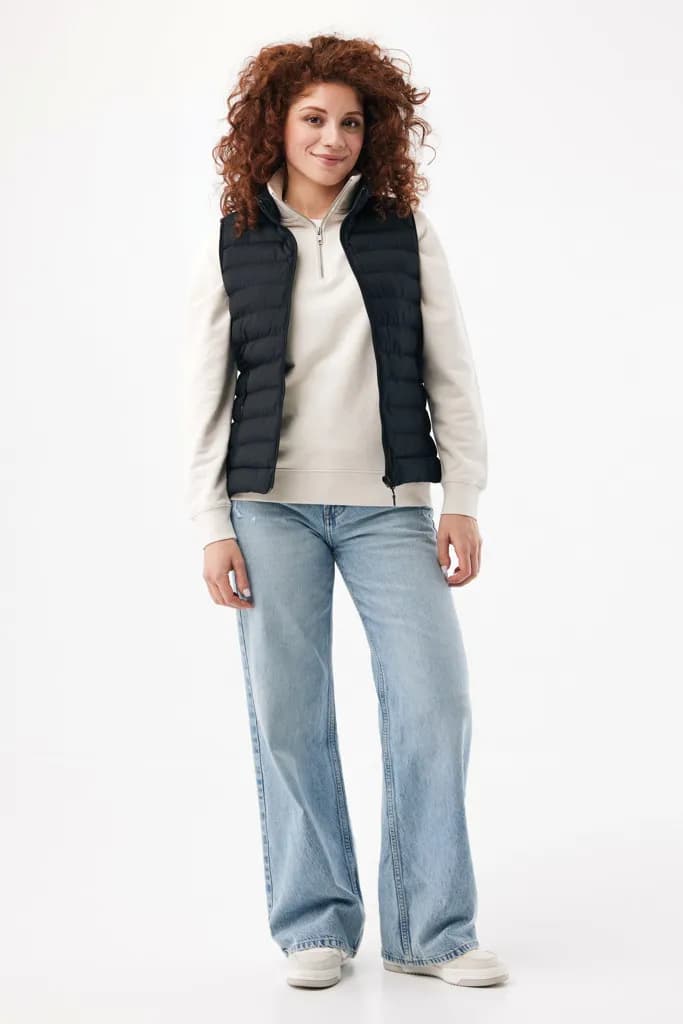 IQONIQ Meru Damen Bodywarmer aus recyceltem Polyester - schwarz