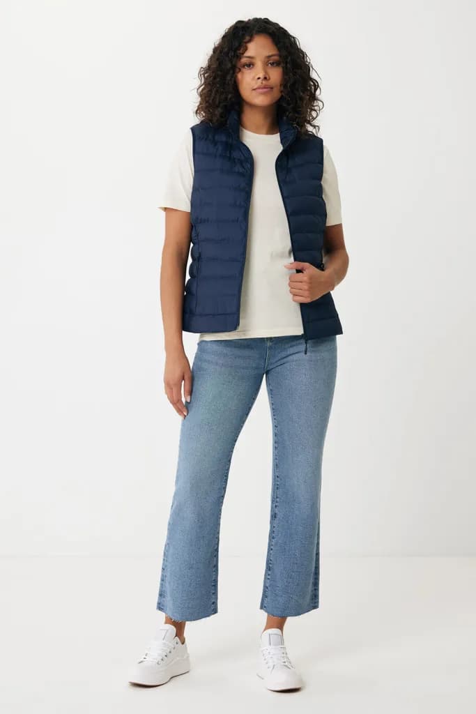 IQONIQ Meru Damen Bodywarmer aus recyceltem Polyester - navy blau