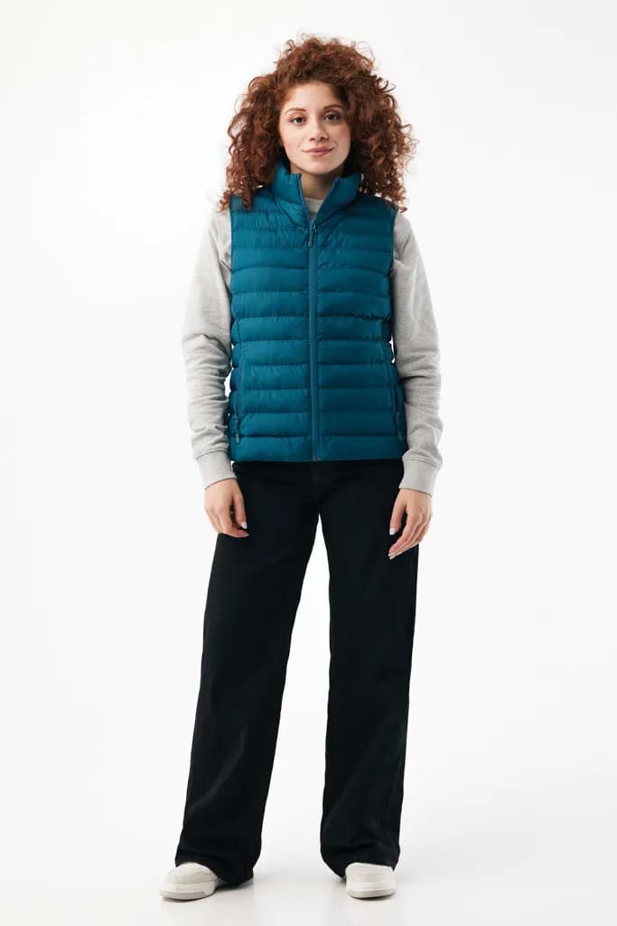 IQONIQ Meru Damen Bodywarmer aus recyceltem Polyester - dark teal